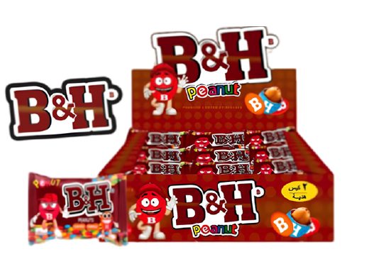 B&H Peanut product packaging